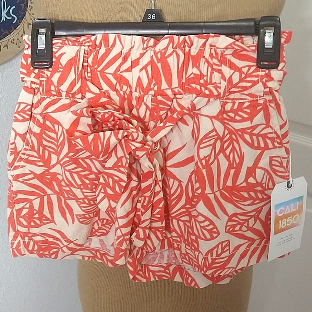 Cali 1850 Los Angeles Linen Blend Beach Shorts